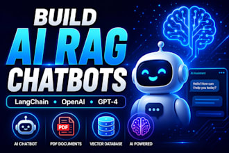 build rag chatbot using openai llm and vector database