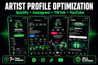 optimize your artist profile for a consistent and professional brand look