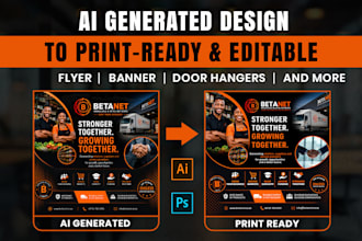 convert ai generated designs into print ready editable file
