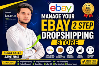 manage your ebay 2 step dropshipping store
