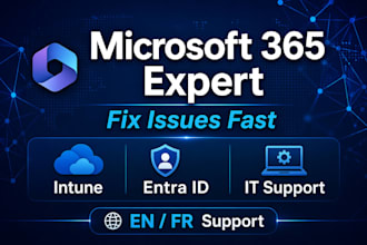 fix microsoft 365, intune and IT issues fast en fr support