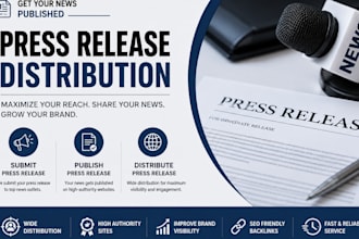do press release distribution publish press release submit press release