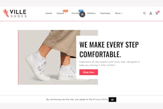 build shopify store sneakers website shoe website sneakers store footwear shoe
