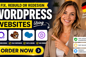 build or fix wordpress website with oxygen, beaver, wpbakery and divi builder