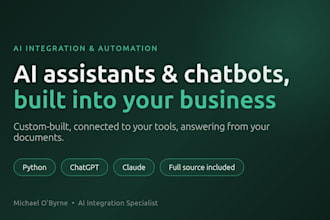 integrate an ai assistant or chatbot into your business