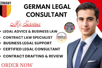 be your german lawyer for legal advice and contract law