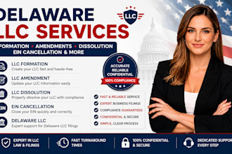 dissolve your llc, llc amendment, ein cancellation, llc creation, delaware llc