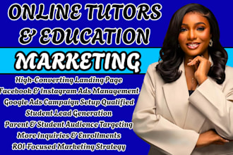 tutor leads education leads student enrollment online tutor marketing google ads