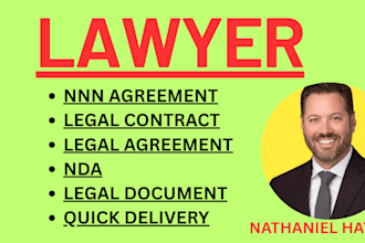 draft a nnn agreement for you in china