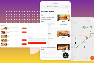 develop restaurant website, online food ordering, food delivery app or website