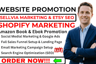 do website promotion sellvia marketing etsy seo book promotion shopify marketing