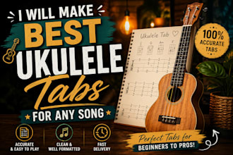 make best ukulele tabs for any song