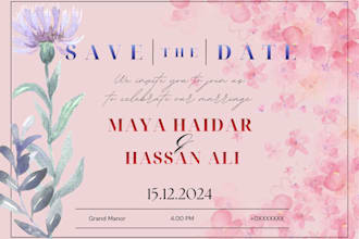 design elegant digital wedding invitations and invitation suites