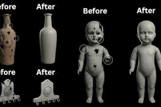 fix stl files repair 3d models edit obj files and clean 3d scans
