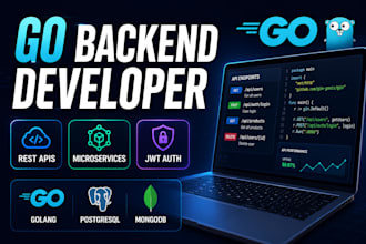 develop rest apis and backend applications using golang