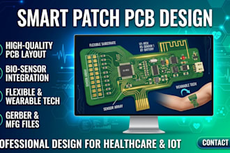 design a wearable smart patch pcb with nrf52840