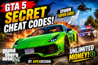 design viral youtube thumbnails for gaming or horror