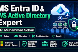 set up and secure microsoft entra id and windows active directory