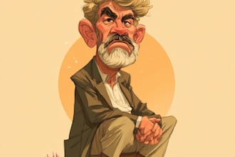 draw political cartoon and caricature