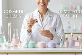 formulate professional haircare and skincare cosmetic products