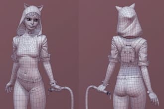 fix ue5 blender hard surface character rig topology uv unwrap texture animation