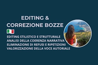 proofread and edit your italian manuscript