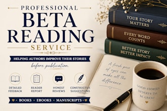 read and provide detailed beta reader feedback