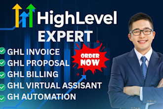 ghl invoice ghl proposal ghl billing ghl virtual assistant ghl automation