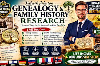 do  your family genealogy in poland, jewish, german, russian and european record