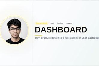 build a real time react saas dashboard with supabase