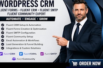 be your wordpress crm fluent form fluent crm fluent stmp fluent community expert