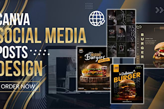 design food restaurant cafe social media posts instagram post facebook ads cover