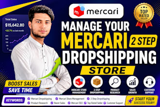 do mercari 2 step dropshipping on profit share USA
