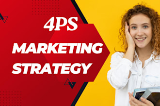 create a professional 4ps marketing strategy
