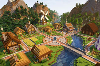 build custom minecraft survival spawn and smp server builds