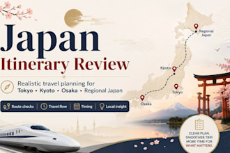 review and improve your japan travel itinerary