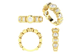 do jewelry cad design for 3d printing and rendering