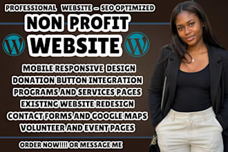 non profit website charity website ngo website foundation website donation webs