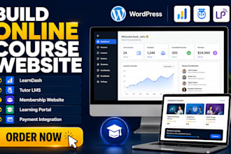 create online course website membership website and learning portal