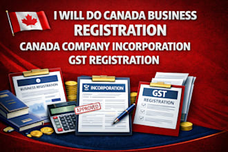 do canada business registration canada company incorporation gst registration