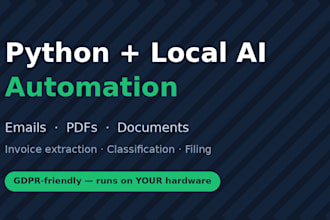 automate your emails, pdfs and documents with python and local ai