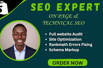 do onsite optimization, site audit, onpage, and technical SEO for websites