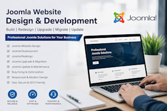 design, redesign, develop, upgrade, and migrate your joomla website