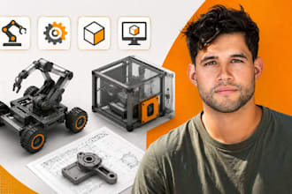 robot cad, robotics parts cad modeling, robot enclosure, robot prototype cad