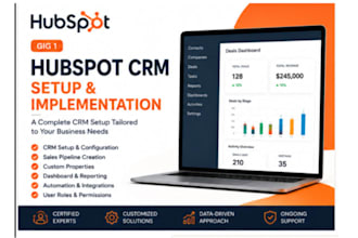 implement, set up and integrate hubspot CRM for your business