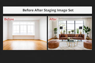 virtually stage empty rooms with ai for real estate listings
