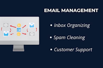 do professional email management and inbox cleanup as virtual assistant