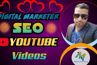 give you a best video seo,promotion channel  with organic way