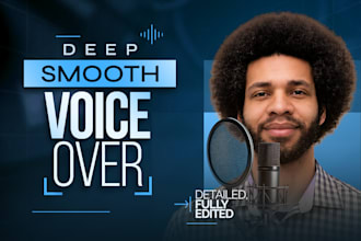 be your deep american male voiceover