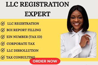 llc registration, llc dissolution, apply for ein and business formation